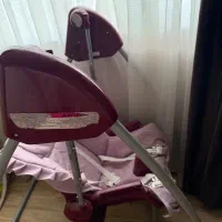 صندلی غذا با سینی و تاب کودک برقی خارجی دو کاره