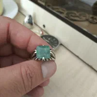 انگشتر دست‌ساز زنجان زمرد زامبیا|جواهرات|بیجار, |دیوار