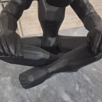 مجسمه چوبی تفکر مایا|صنایع دستی و سایر لوازم تزئینی|کرج, مصباح|دیوار