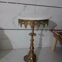 میز تک پایه برنز