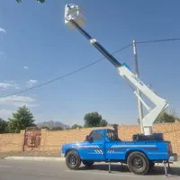 اجاره بالابرجرثقیل نیسانی لجورتلسکوپی سبددار12متر|خدمات پیشه و مهارت|خمینی‌شهر, |دیوار