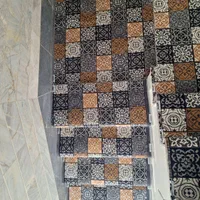 گلیم پله/کناره پله/گلیم طوسی/خشتی/سنتی|گلیم، جاجیم، گبه|قم, امامزاده ابراهیم|دیوار