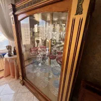 بوفه چوبی آینه ای