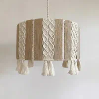 لوستر مکرومه و رافیا|لوستر و چراغ آویز|تهران, جنت‌آباد مرکزی|دیوار