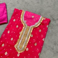 پارچه حریر کارشده عربی