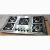 انواع گاز های صفحه‌ای 5شعله شیشه و استیل وهود