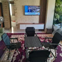 ست صندلی ساحلی و میز گردشگری ۴ نفره ممتاز