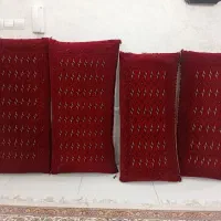 پشتی دست باف ترکمان قد ۱۲۰ ۸ رج