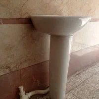 روشویی چینی کرد با سیفون (37 عمق 50 عرض)
