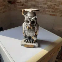 تندیس جغد پزشک|مجسمه، تندیس، ماکت|رشت, منظریه|دیوار