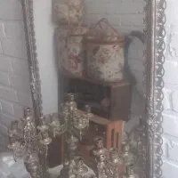 آینه وشمعدان برنج