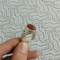 انگشتر نقره عقیق یمن نقر