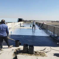 اجرای ایزوگام و آسفالت زیر سازی