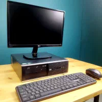 سیستم کامل شرکتی همراه با مانیتور و کیبورد و موس