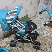 کالسکه کریر و قنداق فرنگی خیلی تمیز|کالسکه و لوازم جانبی|تهران, خاوران|دیوار