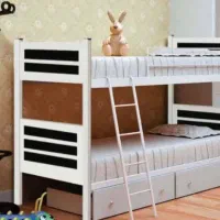 تخت دوطبقه سایز یکنفره|تخت و سرویس خواب|تهران, افسریه شمالی|دیوار