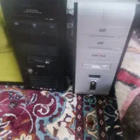 دو عدد کیس کامپیوتر و  یک موس بیسیم کیبورد حرفه ای