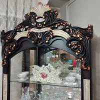 بوفه تمام چوب و تاج دار