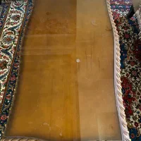 میز تمام چوب جلو مبل