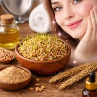 جوانه گندم چاق‌کننده صورت (طبیعی و بدون عوارض)