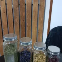 بانکه شیشه حبوبات و دمنوش