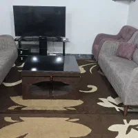 یه دست مبل ۷ نفره چستر  با میز جلو مبلی ۱۵ تومن