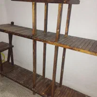 پایه گل چوبی  و تاب کودک به فروش میرسد