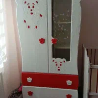 سرویس تخت و کمد کودک به همراه خوشخواب و کاور