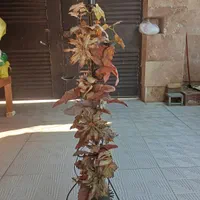 گل مصنوعی پایه فرفورژه دارای چراغ خواب،|مبلمان خانگی و میز عسلی|بهنمیر, |دیوار