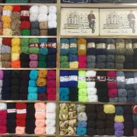 کاموا لوازم خیاطی قلاب کش قرقره تور فرشینه تک عمده