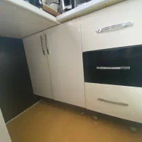 کابینت آشپزخانه همراه باگار وهود وسینک ومیزصندلی|کتابخانه، شلف، قفسههای دیواری|بندر انزلی, آذربایجان|دیوار