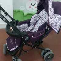 کالسکه و کریر بنفش خوشرنگ
