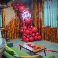 اجاره کلبه سویسی جکوزی جنگلی وسط نجگل|اجارهٔ کوتاهمدت ویلا و باغ|کلارآباد, |دیوار