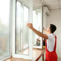 ساخت و تعمیر و ریگلاژ انواع درب و پنجره upvc