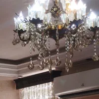 لوستر 6 شاخه برنزی