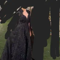 لباس مجلسی مشکی کارشده