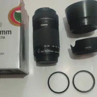 لنز Canon 55-250 STM سالم و کمکار . کنون