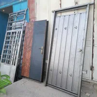 درب فلزی حیاطی در آلومینیوم و pvc(upvc) آلومینیومی|مصالح و تجهیزات ساختمان|شیراز, پانصد دستگاه ارتش|دیوار