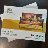 کی وی ام KVM چهار کانال Vga و HDMI