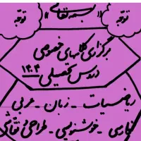 تدریس ریاضیات.عربی.فارسی.طراحی ونقاشی وخوشنویسی|خدمات آموزشی|پرند, فاز ۶|دیوار