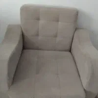 مبل هفت نفره کرم