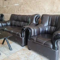 مبل اداری هفت نفره با میز عسلی