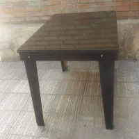 میز نهار خوری4نفره با شیشه دودی