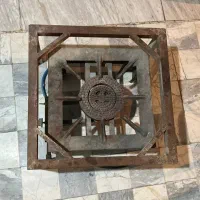 گاز دو شعله به همراه چهارپایه دیگ