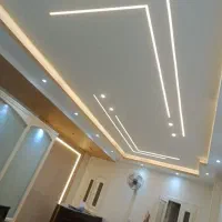 کناف و سقف کاذب pvc (دور باکس و فلت و لاین نوری)|خدمات پیشه و مهارت|اسلامشهر, شهرک مهدیه|دیوار