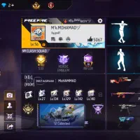 اکانت فری فایر. لول57