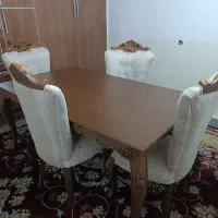 فروش یک میز ناهار خوری شش نفره (با چهار صندلی)|میز و صندلی غذاخوری|داراب, |دیوار
