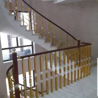 نصب نرده راه پله استیل