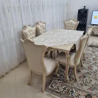 فروش میز غذاخوری ۶ نفره جنس راش