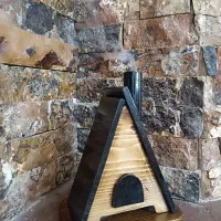 جا عودی مدل کلبه چوبی